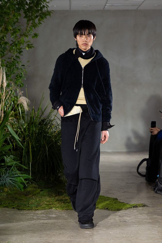 JUMBERCA TERRY CUT OFF BAGGY TROUSERS