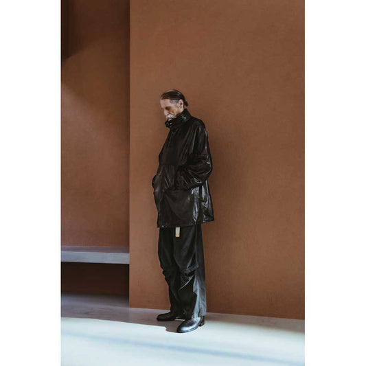 leather h/s coat