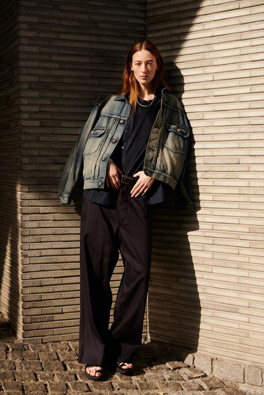 RAYON LINEN MIL BAGGY TROUSER