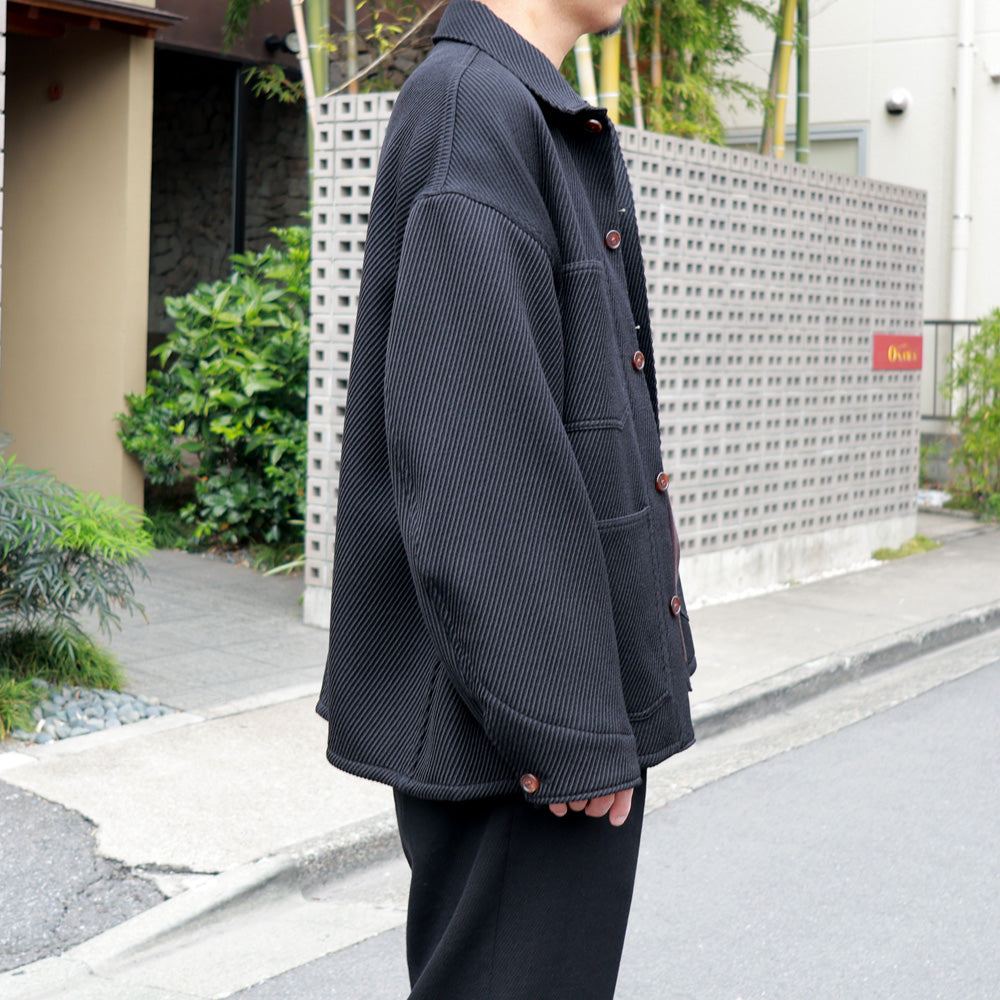 DIAGONAL TWILL WOOL DEADSTOCK HYPER BIG WW2 COVERALL JACKET