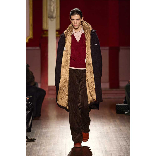 HOODED BALMACAAN COAT