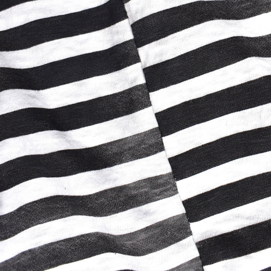 Hazy Border Uneven Loose T-SH