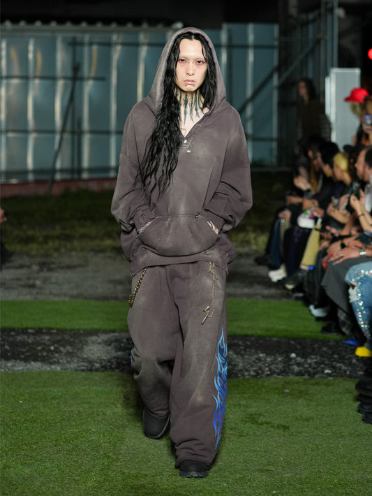 FIRE Distressed Sweat Pants