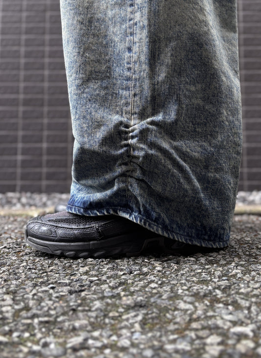 FRESH MAN DENIM WIDE PANTS PAINT