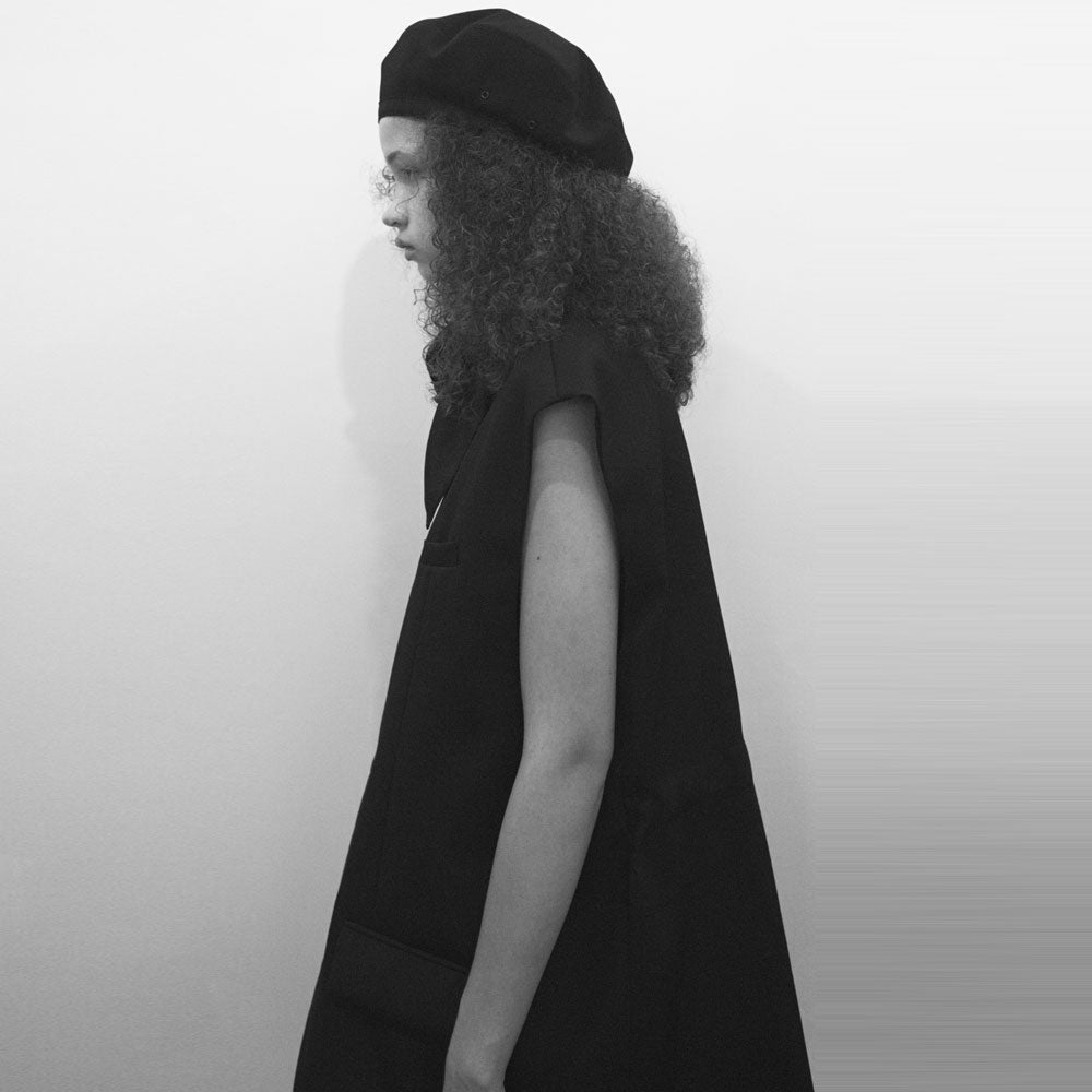 Oversized Vest (Wool Gabardine)