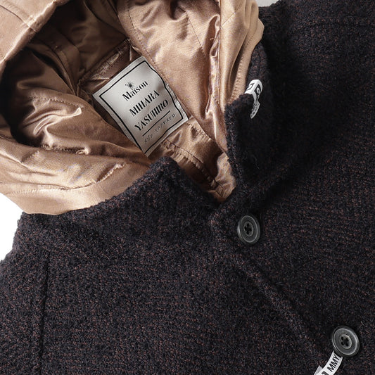 HOODED BALMACAAN COAT