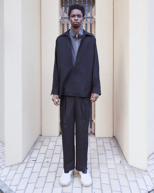 VAREUSE SHIRT ORGANIC WOOL VIYELLA