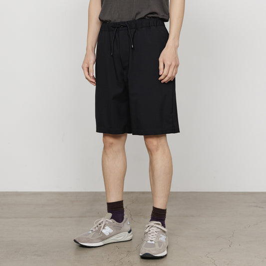 FLAT TAPERED EASY SHORTS ORGANIC WOOL 2/80 TROPICAL