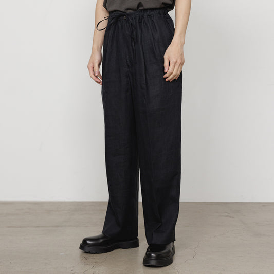 CLASSIC FIT TWO TUCK EASY TROUSERS HEMP