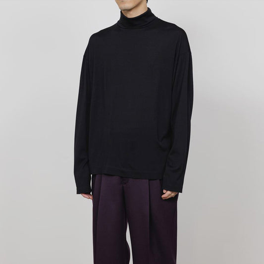 TURTLE NECK SUPER160s WOOL WASHABLE