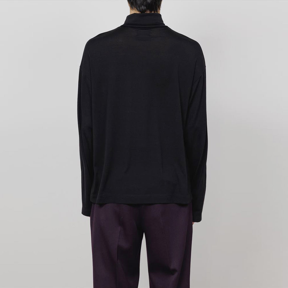 TURTLE NECK SUPER160s WOOL WASHABLE