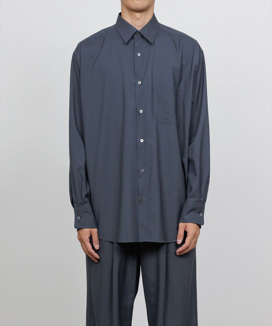 COMFORT FIT SHIRT ORGANIC WOOL 2/80 TROPICAL