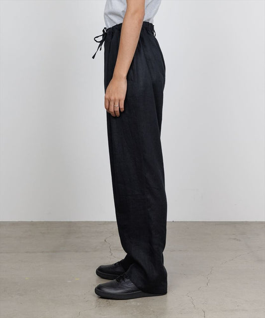 DOUBLE PLEATED EASY TROUSERS HEMP