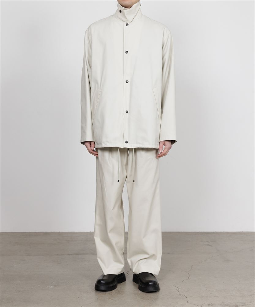DOUBLE PLEATED EASY TROUSERS ORGANIC COTTON SURVIVAL CLOTH