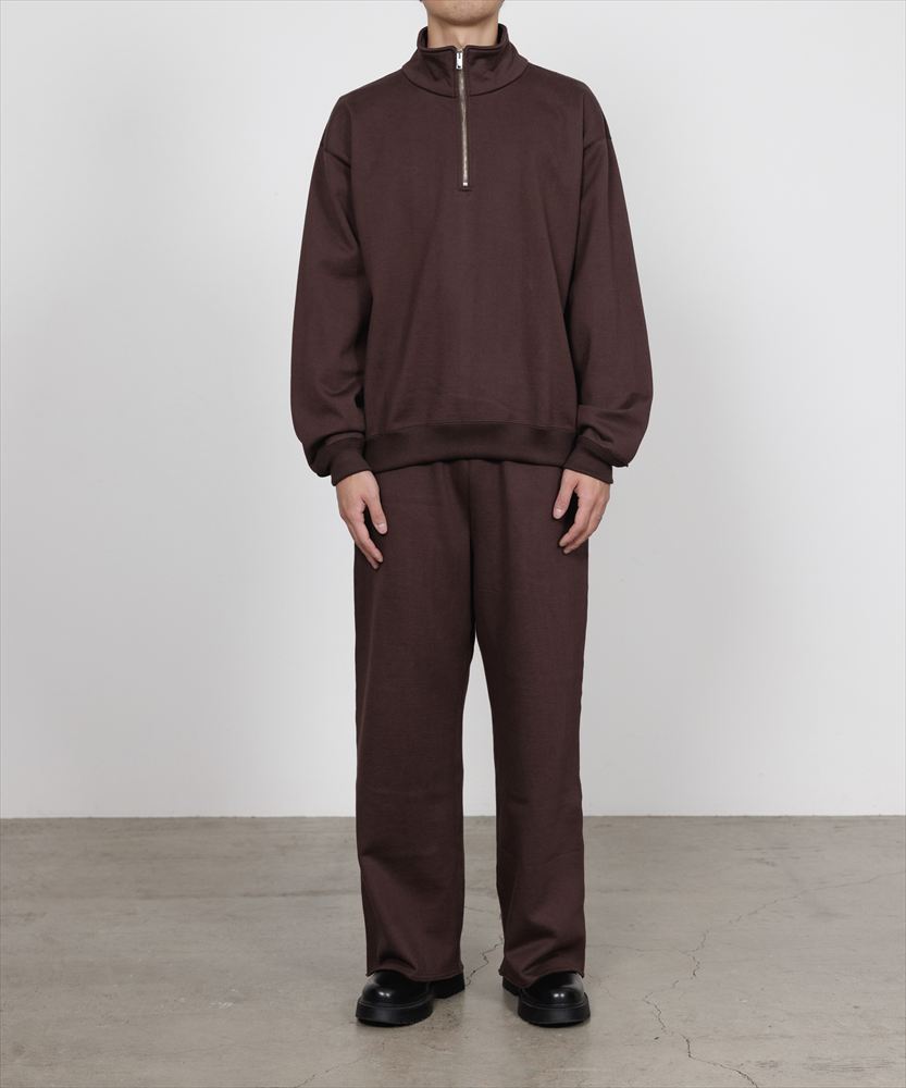 COMFORT HALF ZIP ORGANIC COTTON HEAVY FLEECE