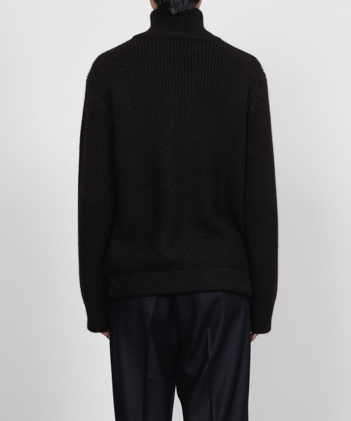 DRIVERS KNIT BABY BLACK ALPACA