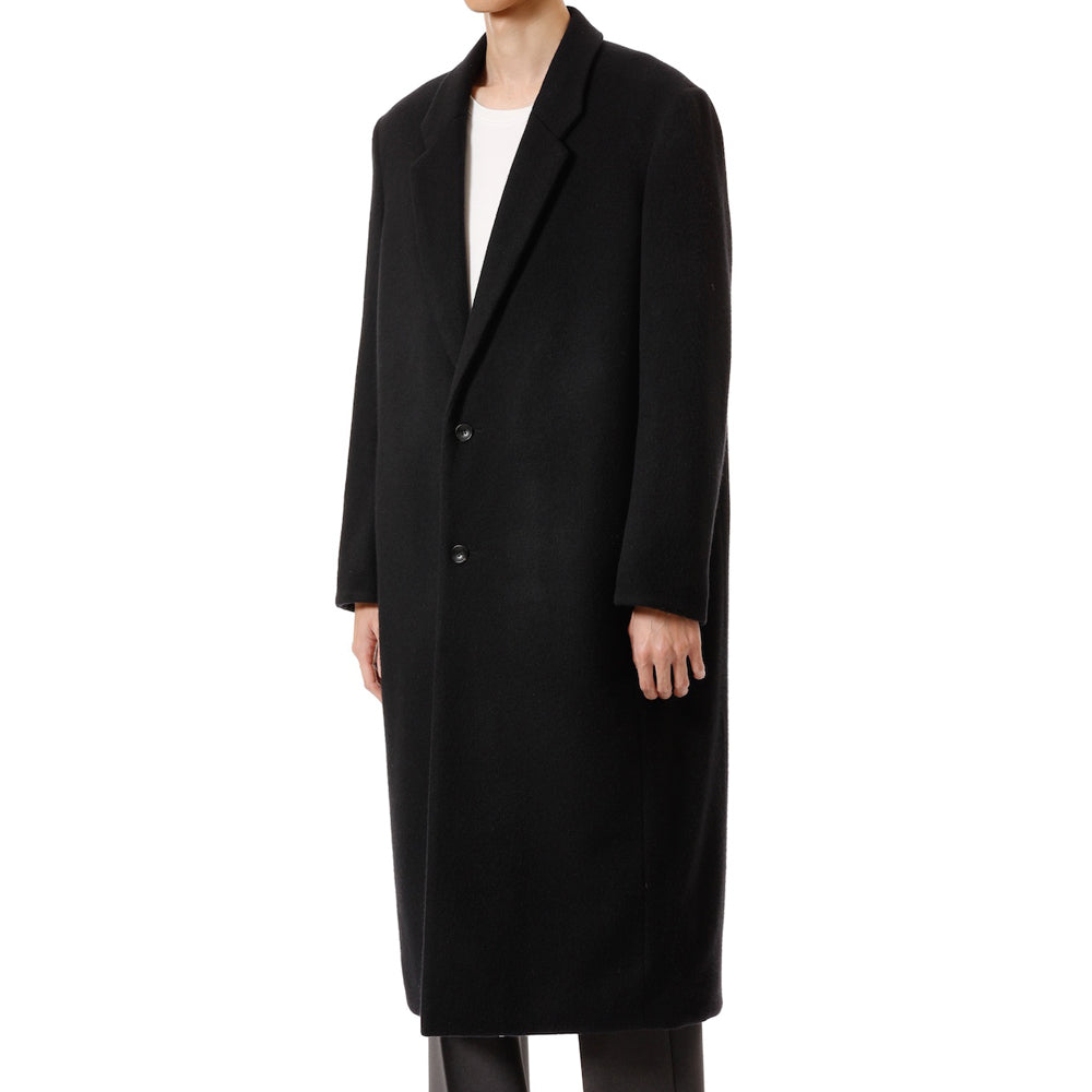 WOOL SHAGGY PADDING CHESTER COAT