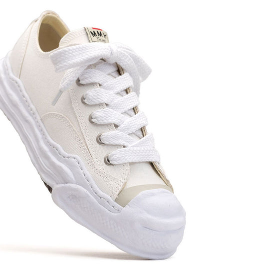(HANK) OG Sole Canvas Low-top Sneaker WHITE