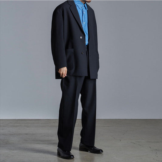 FLAT FRONT TROUSERS ORGANIC WOOL SURVIVAL CLOTH