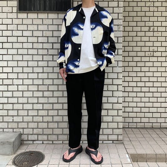 T.Wool Denim Tapered TRS