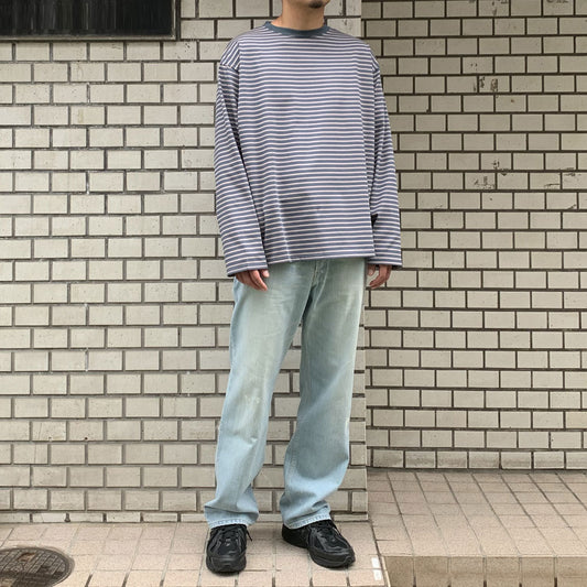 SHOE CUT JEANS ORGANIC COTTON 12oz DENIM (FADED)