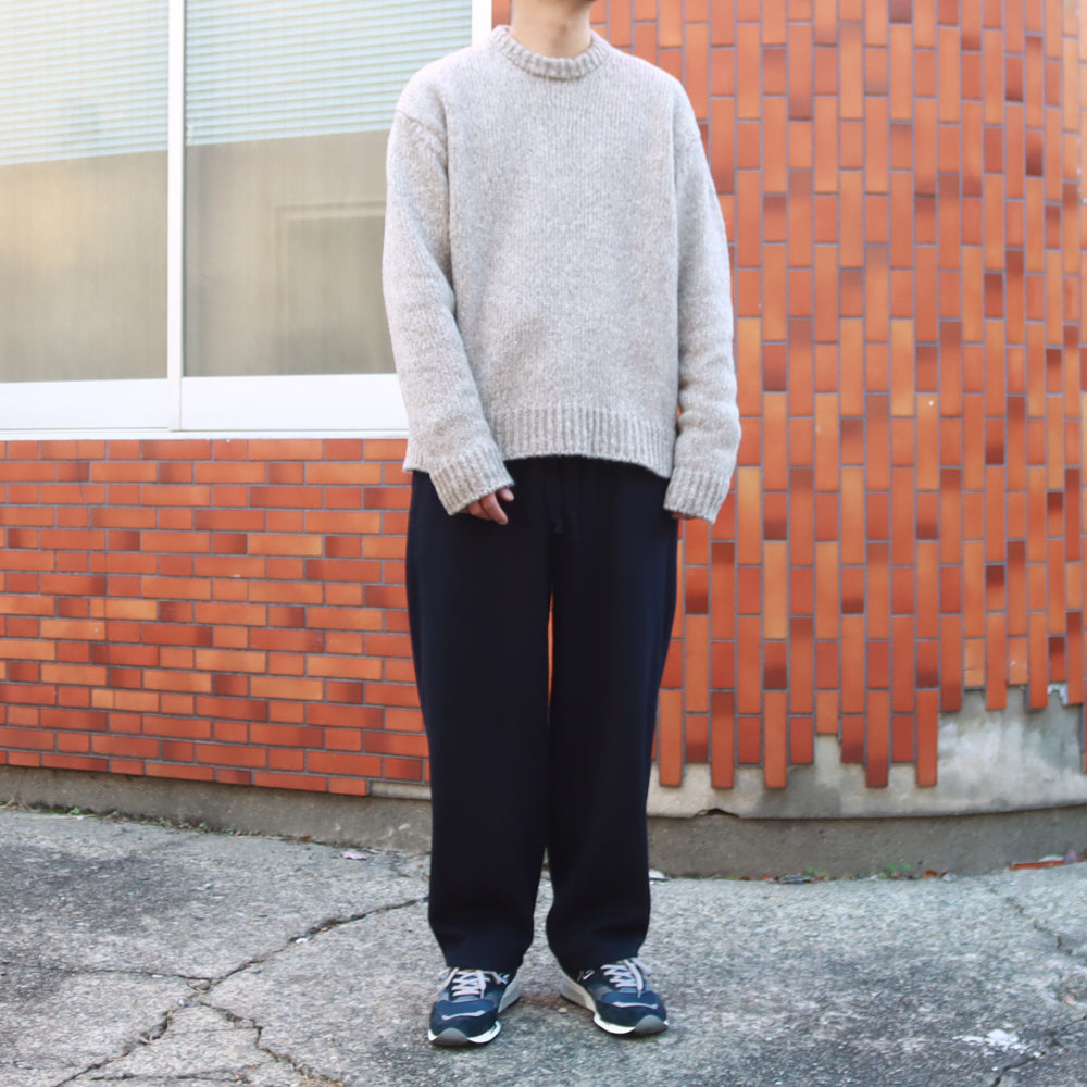 HYPER BIG 3GG YAK ALPACA CREW SWEATER