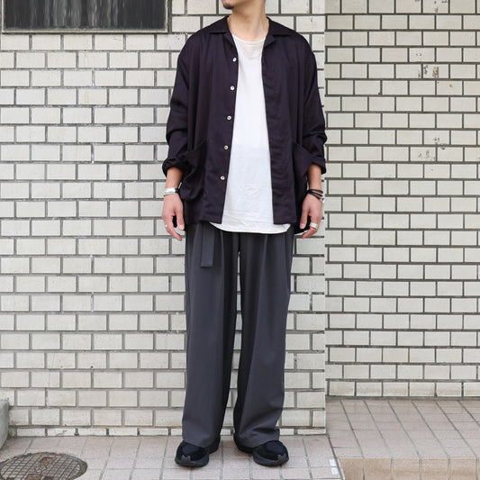 HYPER BIG RAYON LINEN SHIRTS JACKET