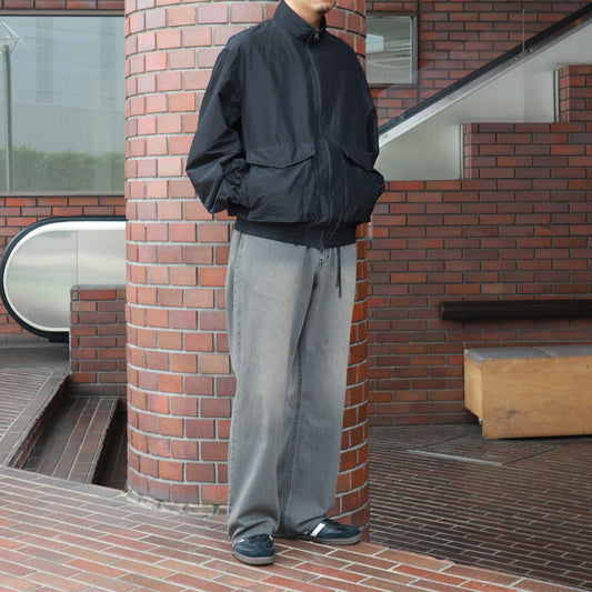 FLIGHT JACKET WOOL SILK HIGH COUNT TYPEWRITER