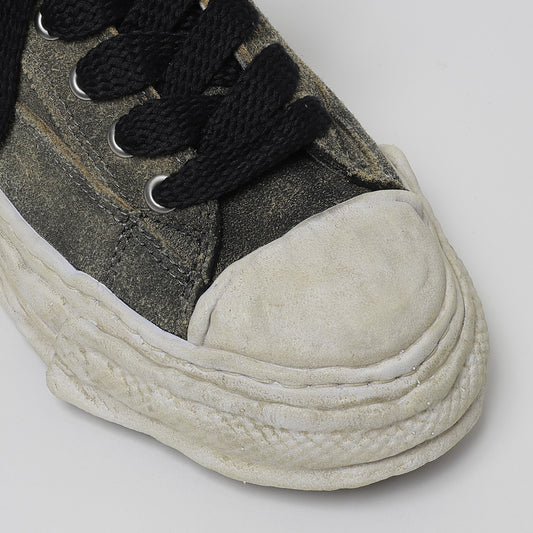 (PETERSON23) OG Sole Vintage Suede Low-top Sneaker BLACK