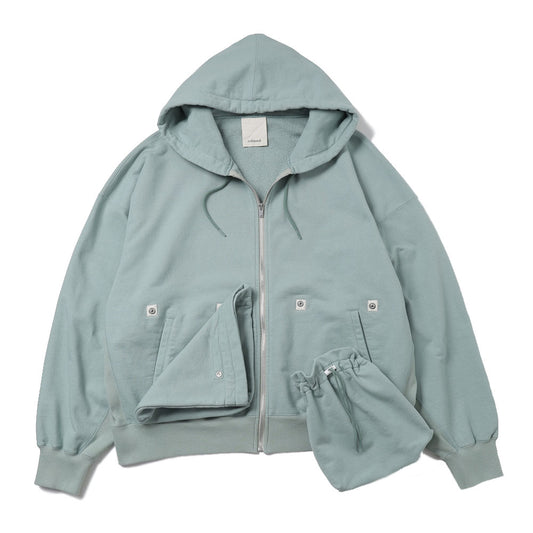 KINCHAKU ZIPUP HOODIE