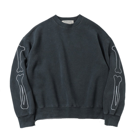 SP加工起毛裏毛クルー (BONE)