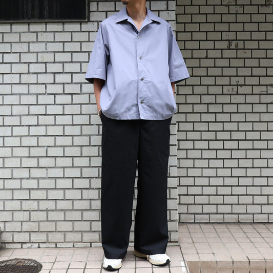 WIDE LEG EASY PANTS WASHER WOOL TROPICAL