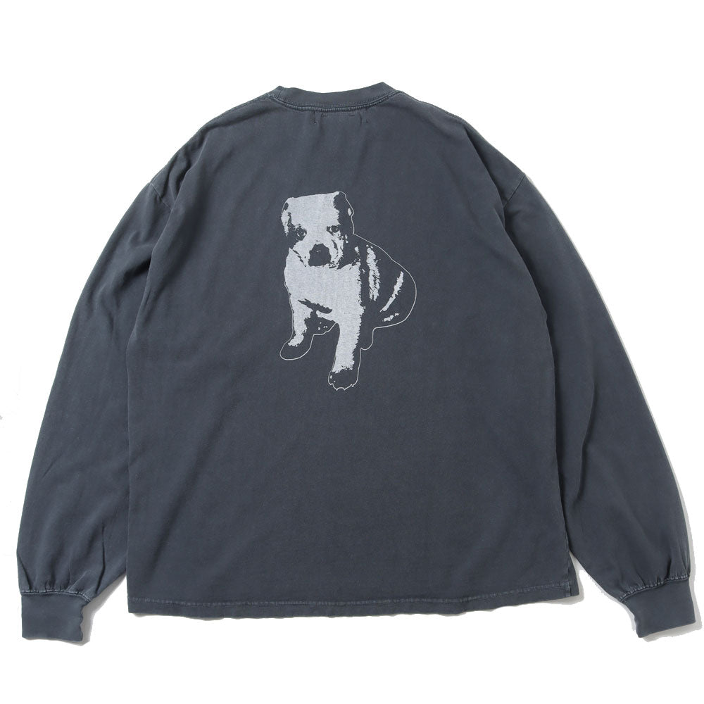 HARD SP加工20/-天竺ロンT(PALY DEEP)