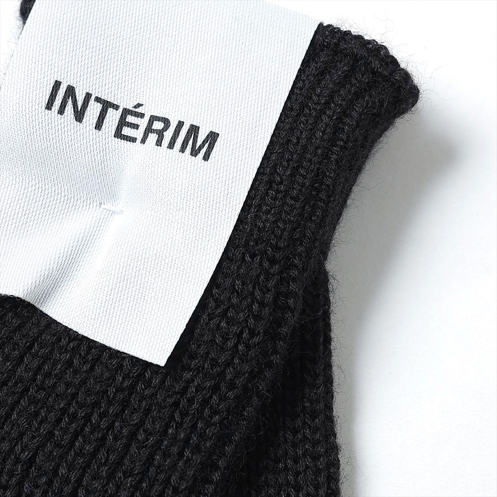 WOOL SILK CASHMERE DEADSTOCK YARN FINGERLESS GLOVES