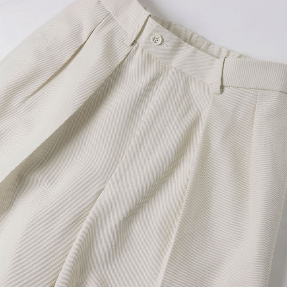 DOUBLE PLEATED TROUSERS ORGANIC COTTON SURVIVAL CLOTH