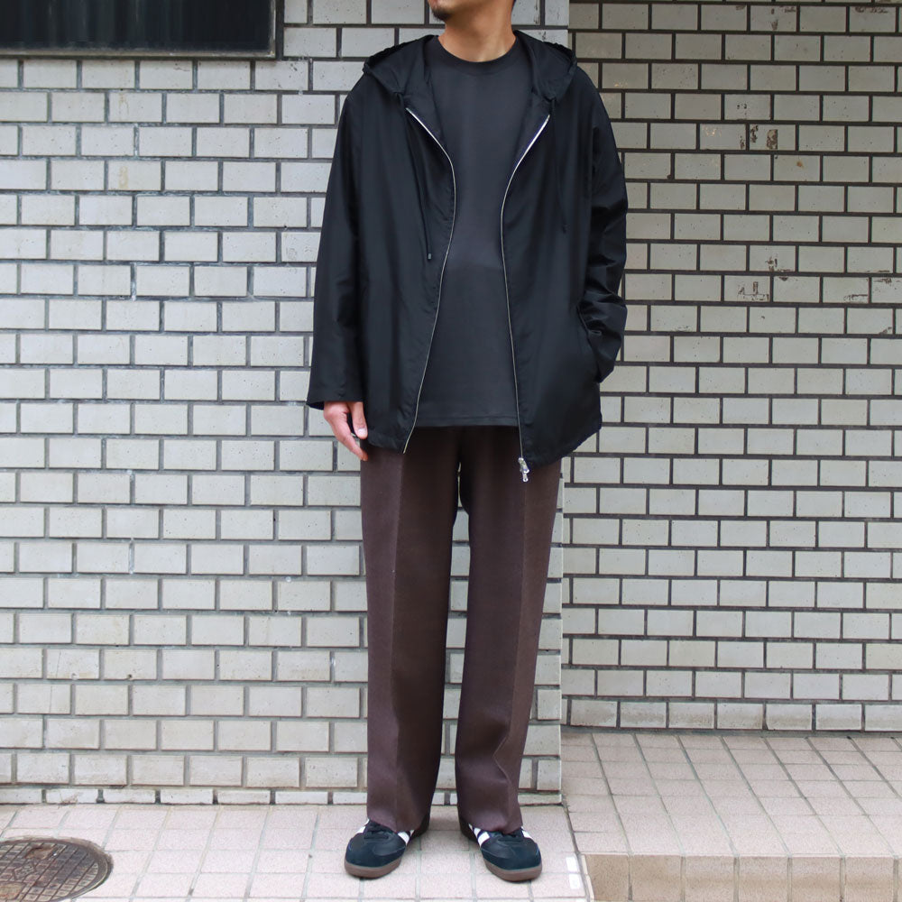 COTTON DOUBLE FACE OVERSIZED L/S TEE