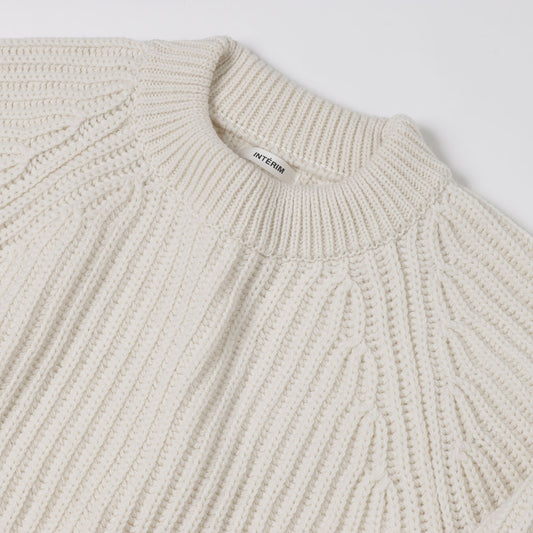 60s 3GG RAGLAN FISHERMAN SWEATER CREW