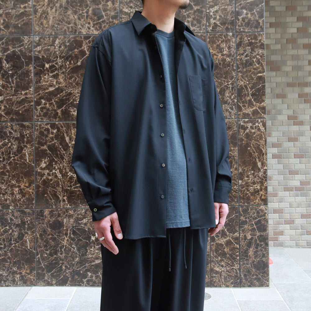 COMFORT FIT SHIRT ORGANIC WOOL 2/80 TROPICAL