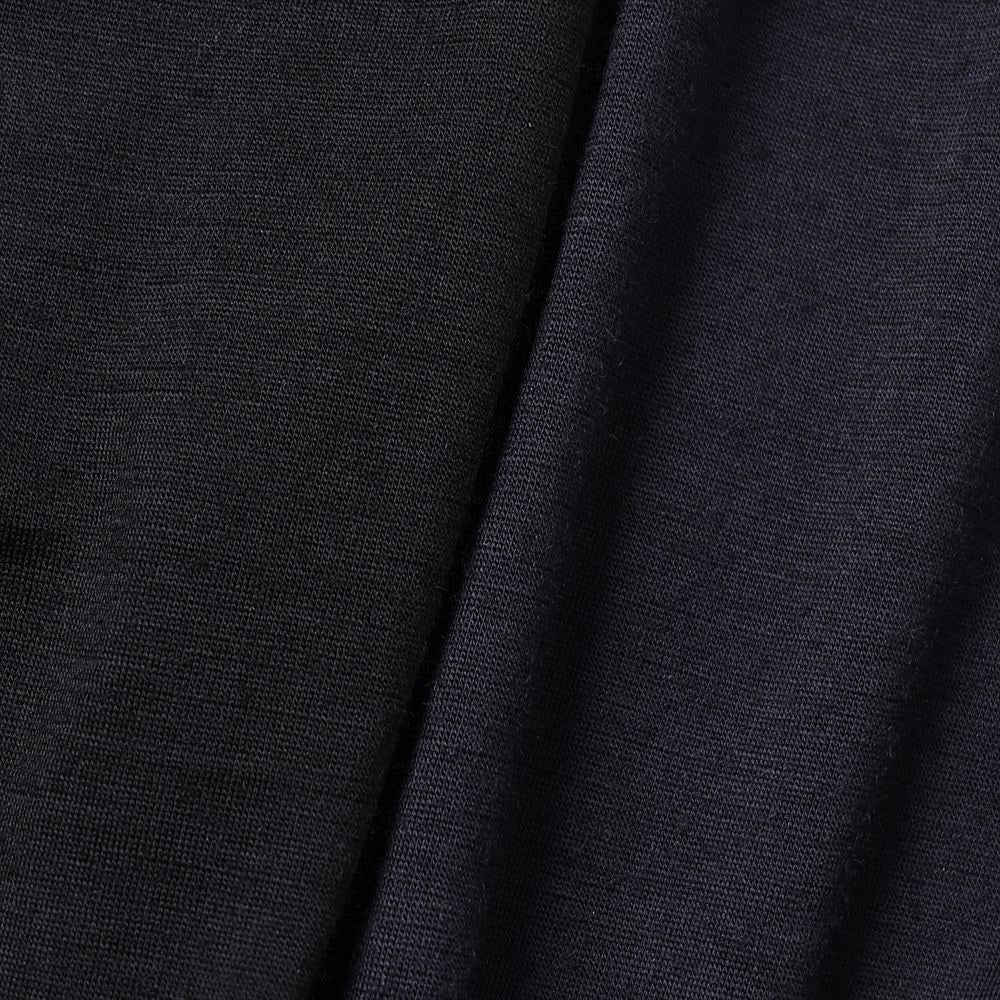 EXTRA FINE MERINO WOOL JERSEY POLO CARDIGAN