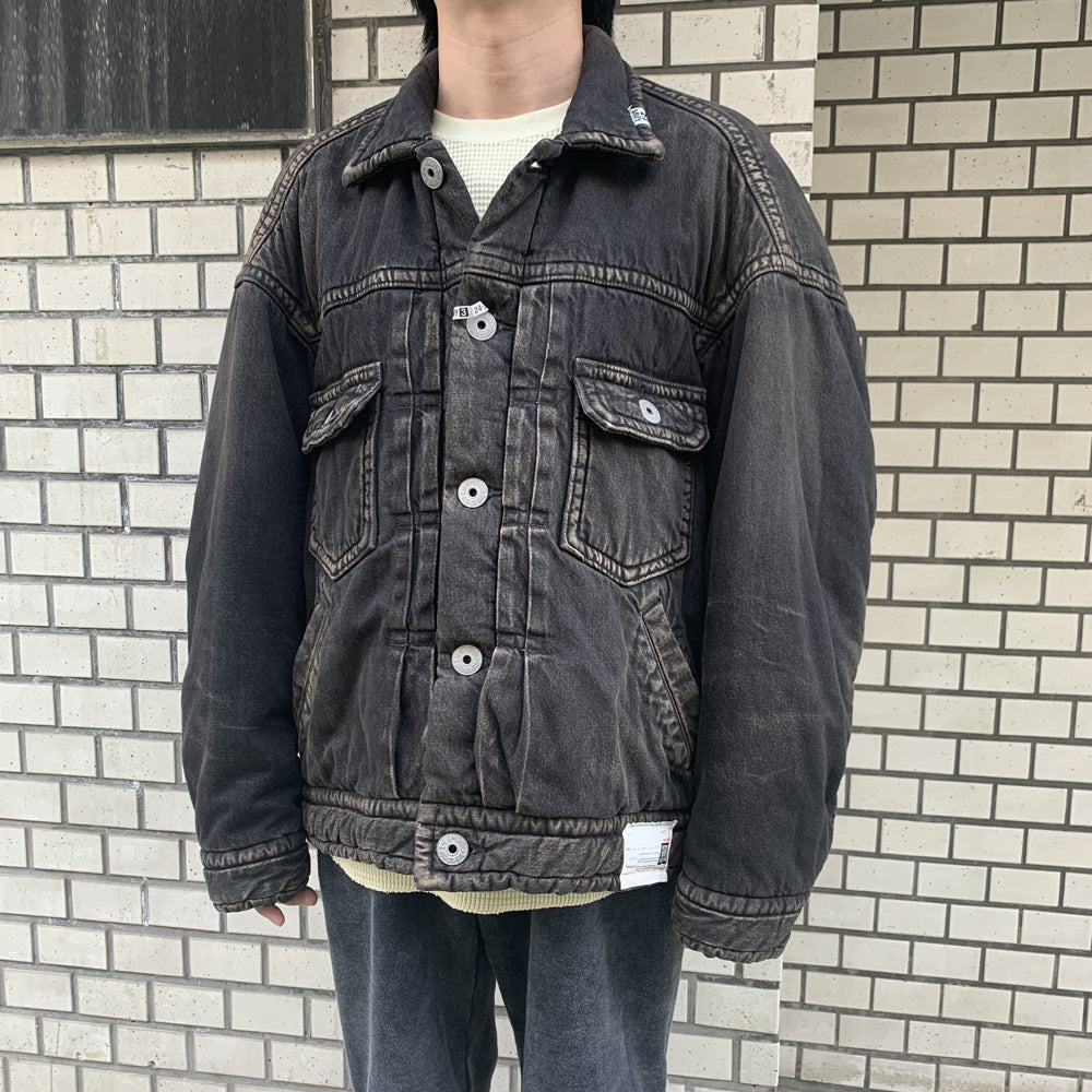 PUFFER DENIM JACKET