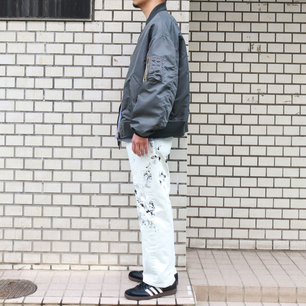 MILK PAINT WWII 1943 HEAVY KIBATA SHUTTLE DENIM JEANS