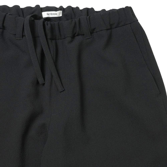 WOOL CREPE SABLE VOILE DEADSTOCK WIDE DRESS EASY PANTS