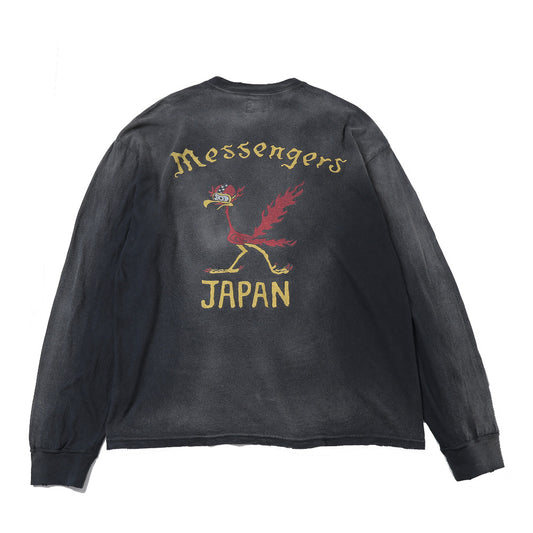 Messenger Bird Distressed L/S Tee