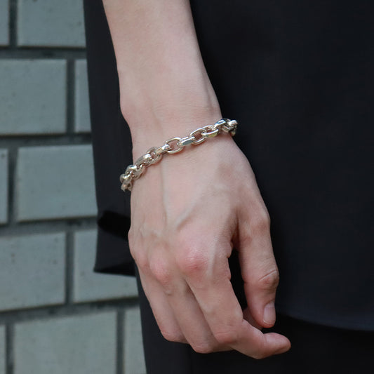TAXCO SILVER CHAIN BRACELET- G type