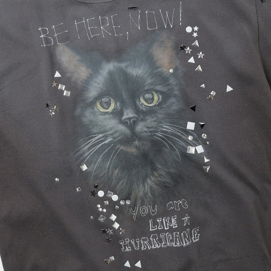 EMBELLISHED DISTRESSED TEE