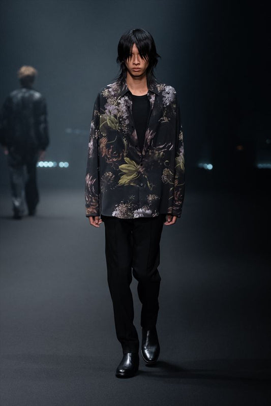 SPUN LAWN BIG SHIRT INKJET (MONE HANA)