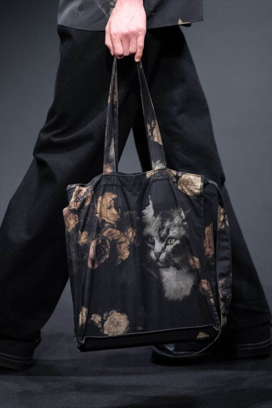 RECORD SHOULDER BAG (PAINT ROSE & CAT)