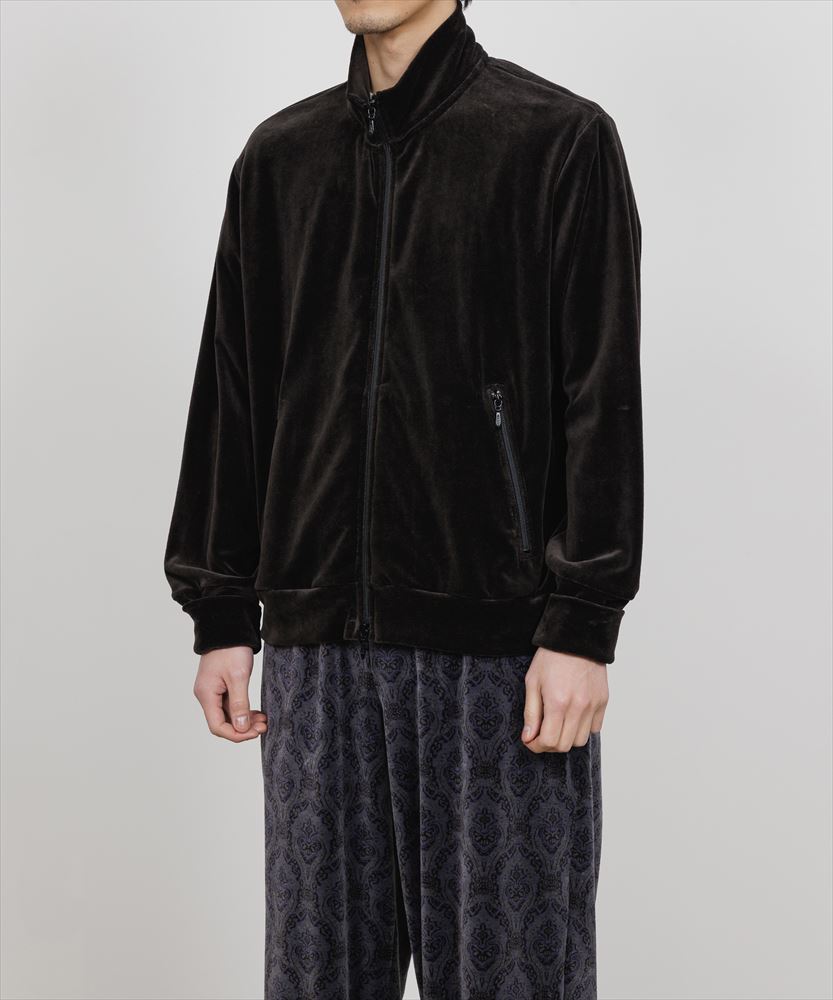 FULL ZIP TRUCK JACKET ORGANIC COTTON VELOUR