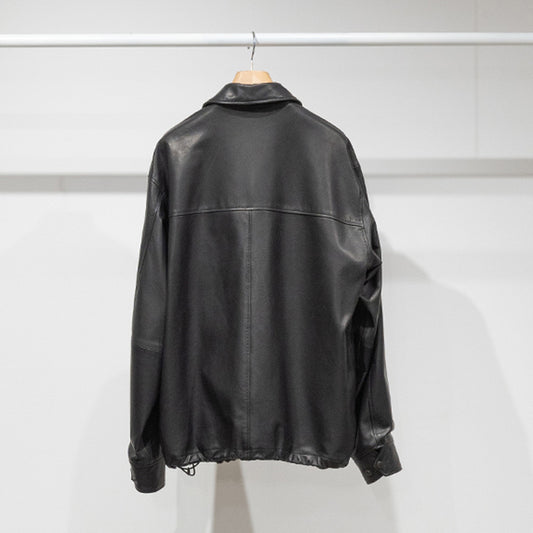 LEATHER COACH JACKET
