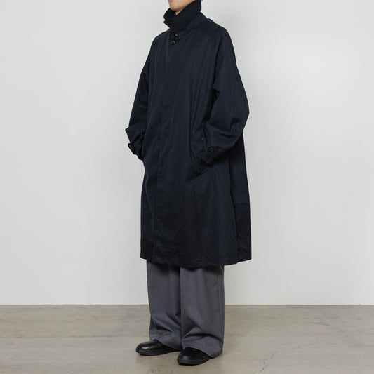 RAGLAN SLEEVE COAT ORGANIC COTTON GABARDINE
